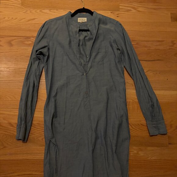 Nili Lotan Chambray Tunic Beach Dress Size Small - Picture 6 of 6